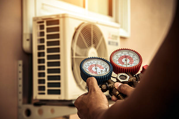 Professional Furnace Repair technician working in New Washington, IN
